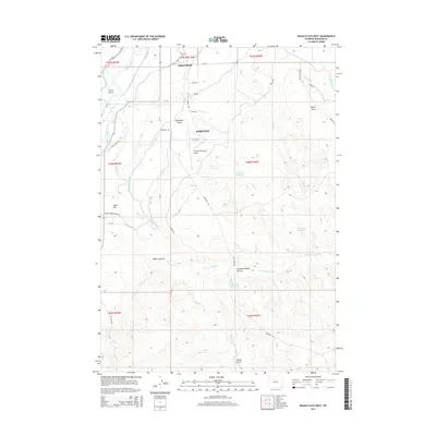 2015 Map of Banjo Flats West, 2015 Print