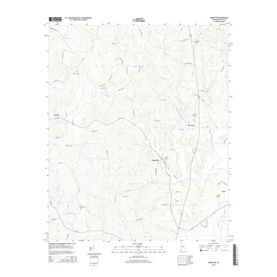 2014 Map of Bankston, 2014 Print