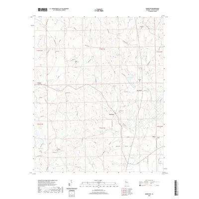 2020 Map of Bankston, 2020 Print