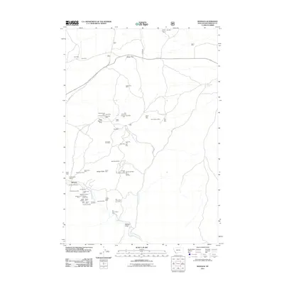 2011 Map of Bannack, 2011 Print