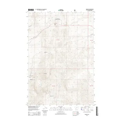 2014 Map of Bannack, 2014 Print
