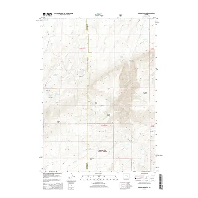 2015 Map of Banner Mountain, 2015 Print