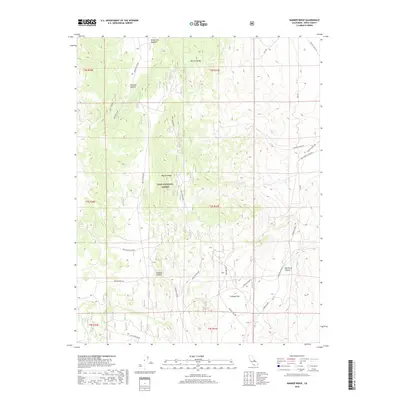 2018 Map of Banner Ridge, 2018 Print