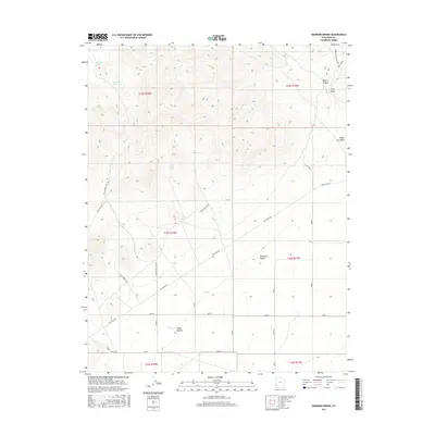 2017 Map of Bannion Spring, 2017 Print