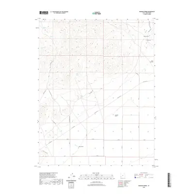 2020 Map of Bannion Spring, 2020 Print