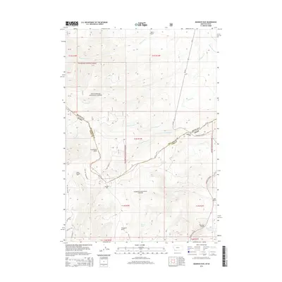 2014 Map of Bannock Pass, 2014 Print