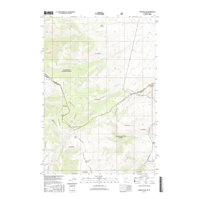 2017 Map of Bannock Pass, 2017 Print
