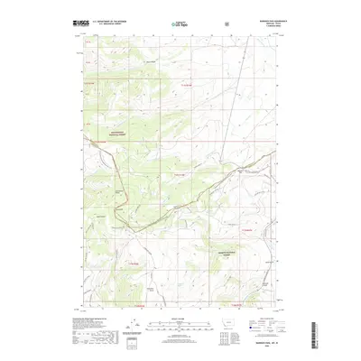 2020 Map of Bannock Pass, 2020 Print