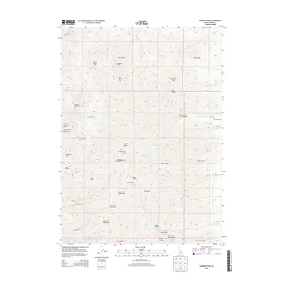 2013 Map of Bannock Peak, 2013 Print