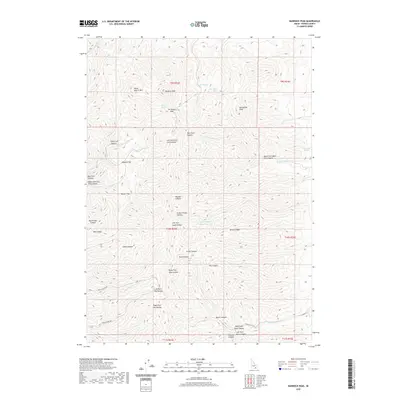 2020 Map of Bannock Peak, 2020 Print