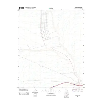 2012 Map of Bannock, 2012 Print