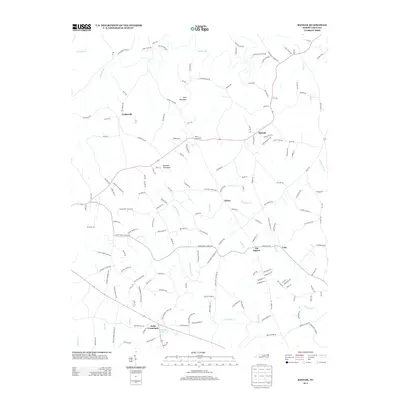 2013 Map of Banoak, 2013 Print