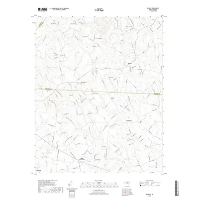 2019 Map of Banoak, 2019 Print