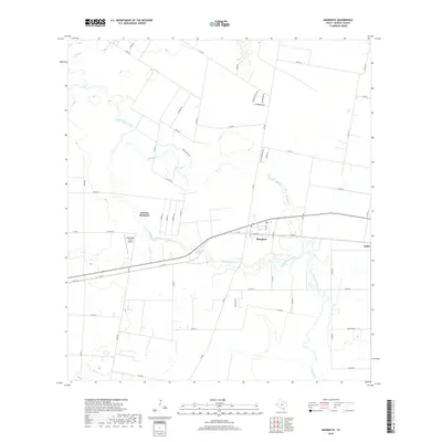2019 Map of Banquete, 2019 Print