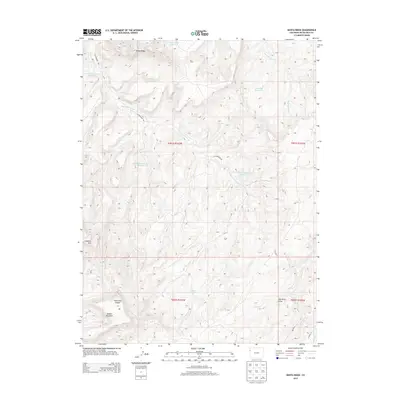 2013 Map of Banta Ridge, 2013 Print