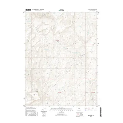 2016 Map of Banta Ridge, 2016 Print
