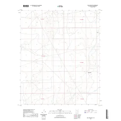 2020 Map of Bar C Bar Ranch, 2020 Print