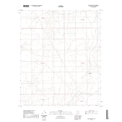 2023 Map of Bar C Bar Ranch, 2023 Print