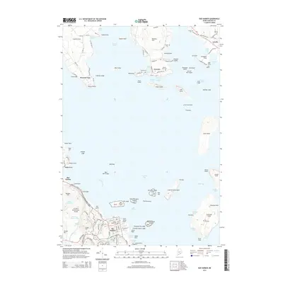 2014 Map of Bar Harbor, 2014 Print