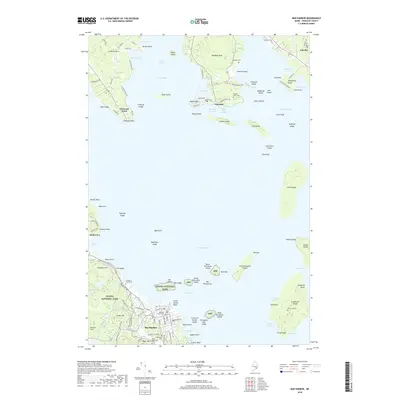 2018 Map of Bar Harbor, 2018 Print