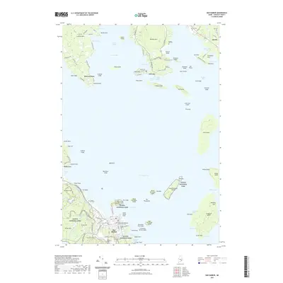 2021 Map of Bar Harbor, 2021 Print