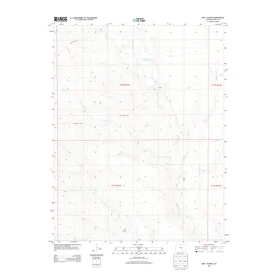 2013 Map of Bar J H Ranch, 2013 Print