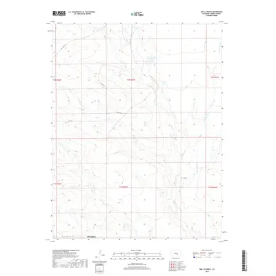 2019 Map of Bar J H Ranch, 2019 Print
