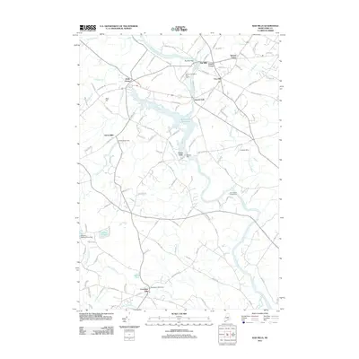 2011 Map of Bar Mills, 2011 Print