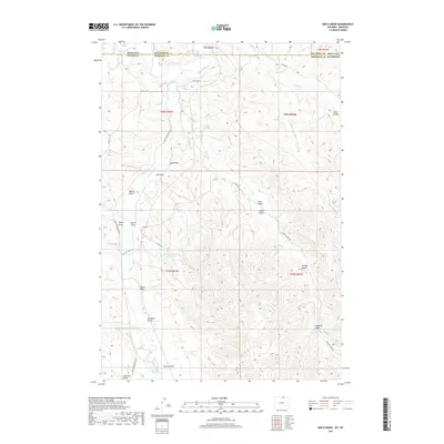 2017 Map of Bar N Draw, 2017 Print
