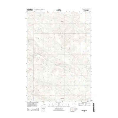 2014 Map of Bar V Ranch, 2014 Print