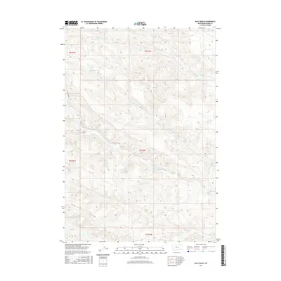2017 Map of Bar V Ranch, 2017 Print