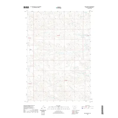 2020 Map of Bar V Ranch NE, 2020 Print