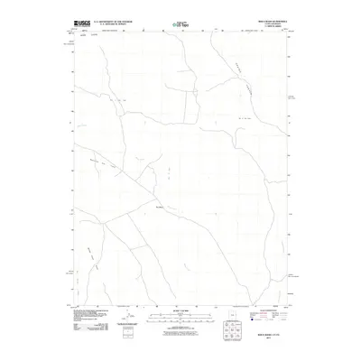 2011 Map of Bar X Wash, 2011 Print