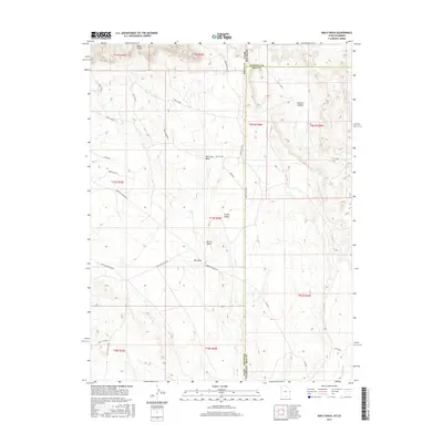 2017 Map of Bar X Wash, 2017 Print
