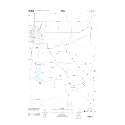 2013 Map of Baraboo, 2013 Print