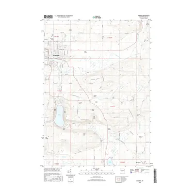 2016 Map of Baraboo, 2016 Print