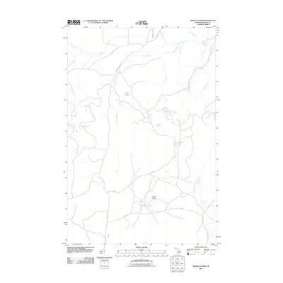 2011 Map of Baraga Plains, 2011 Print
