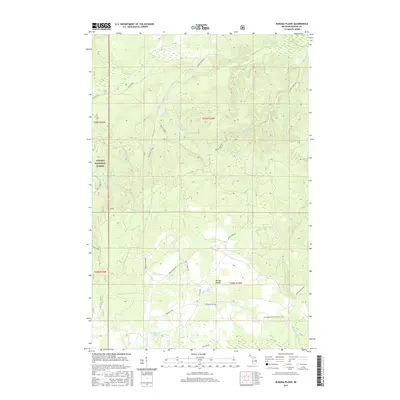2017 Map of Baraga Plains, 2017 Print
