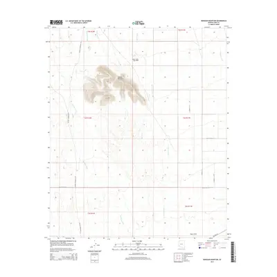 2014 Map of Baragan Mountain, 2014 Print