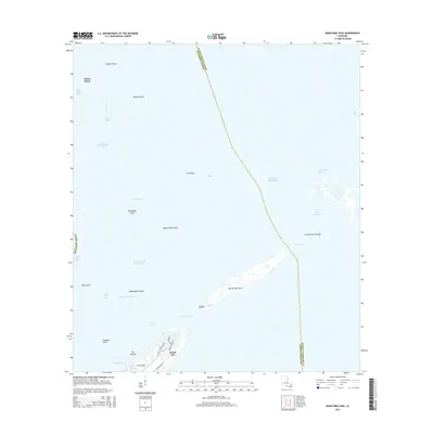 2015 Map of Barataria Pass, 2015 Print