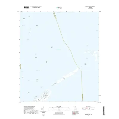 2018 Map of Barataria Pass, 2018 Print