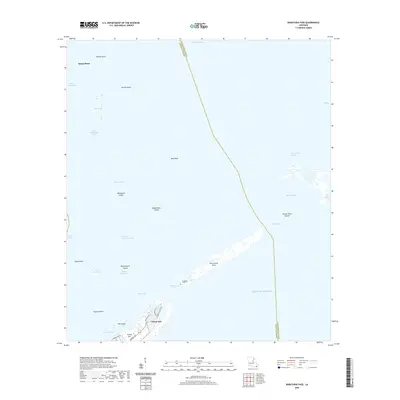 2020 Map of Barataria Pass, 2020 Print