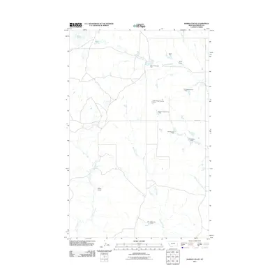 2011 Map of Barber Coulee, 2011 Print