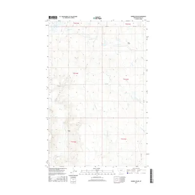 2017 Map of Barber Coulee, 2017 Print