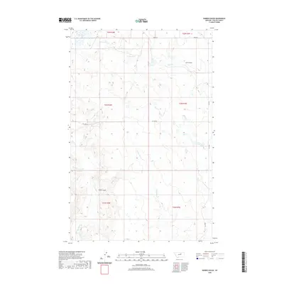 2020 Map of Barber Coulee, 2020 Print