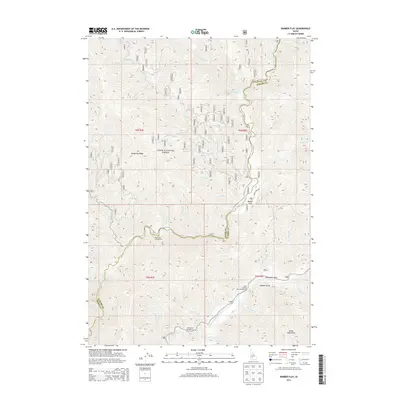 2013 Map of Barber Flat, 2013 Print