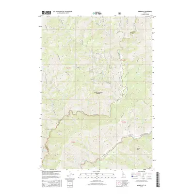 2017 Map of Barber Flat, 2017 Print