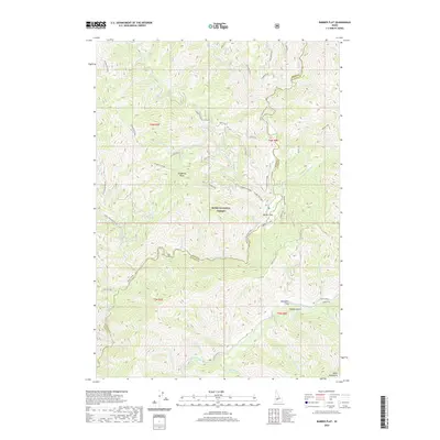 2020 Map of Barber Flat, 2020 Print