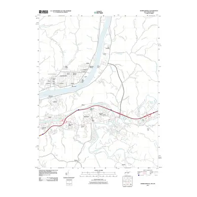 2011 Map of Barboursville, 2011 Print