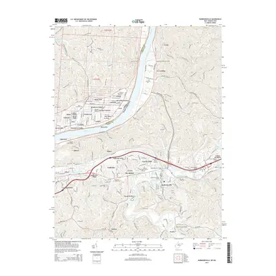 2014 Map of Barboursville, 2014 Print